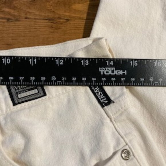 Vintage 90’s Versace Jeans Couture White Jeans - Size 29 - Picture 13 of 16